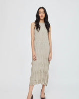 Textura Sleeveless Dress - Halzelnut