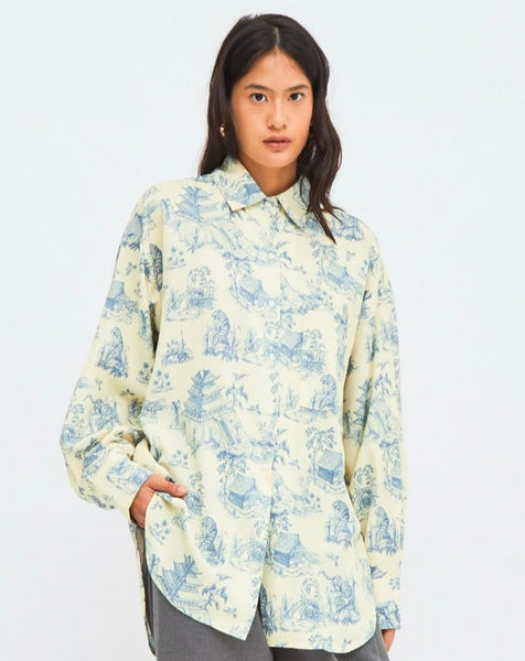 Ancient Long Sleeves Shirt Blue (Limited)